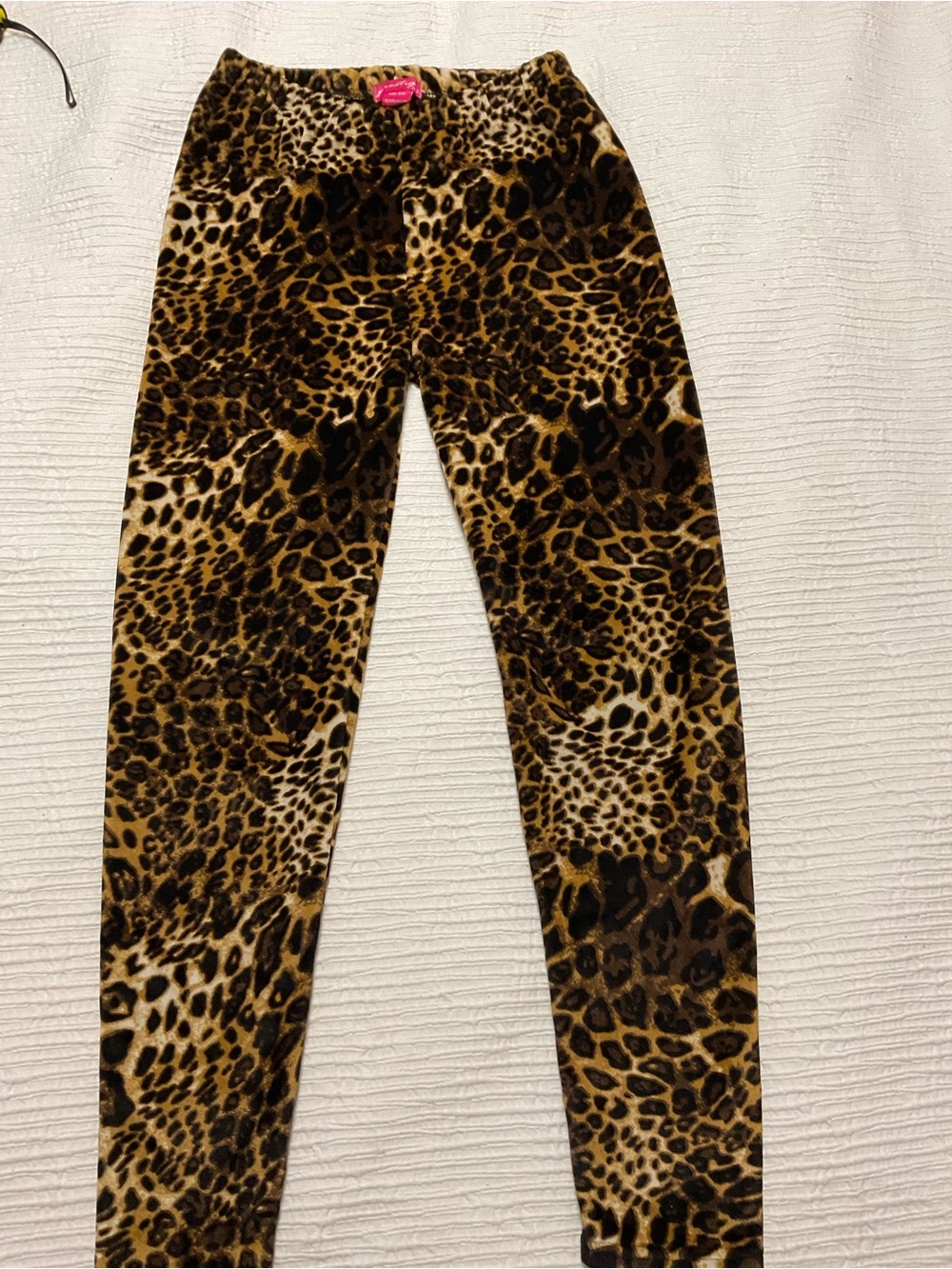 Leopard Print Leggings in Brown - Womens